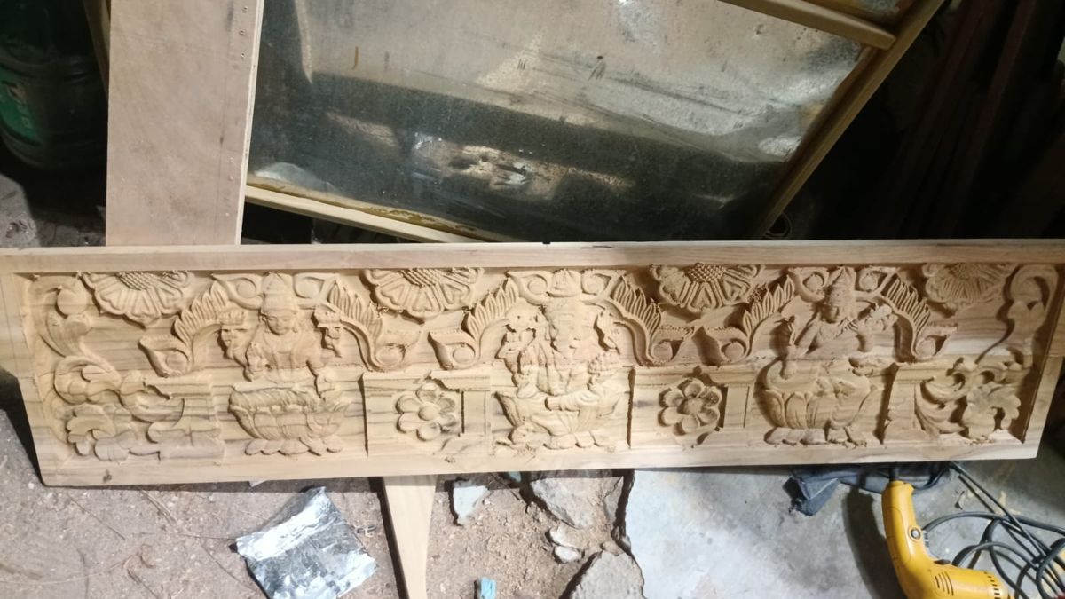 Panels wood carving work 1