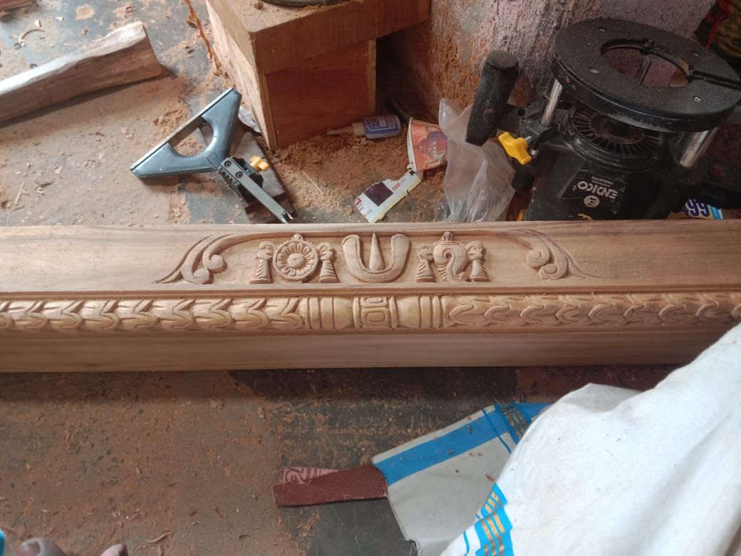 Panels wood carving work 3