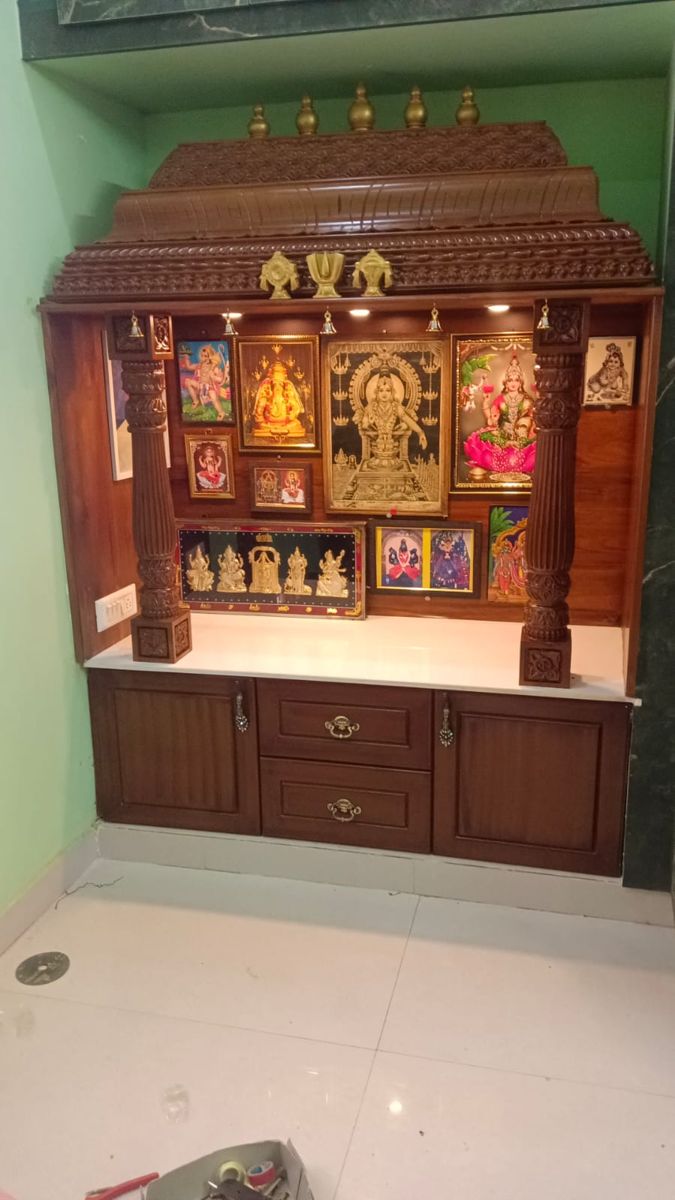 Pooja Articles wood carving work 4