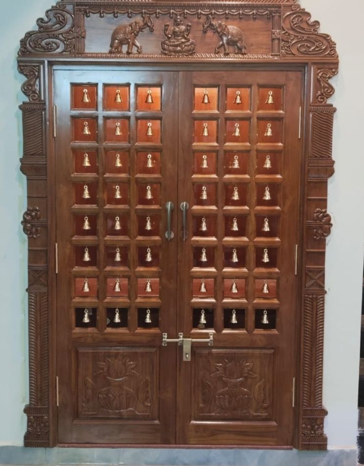 Pooja Articles wood carving work 5